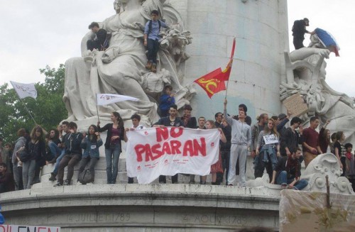 jeunes communistes,fn,manifestation,paris